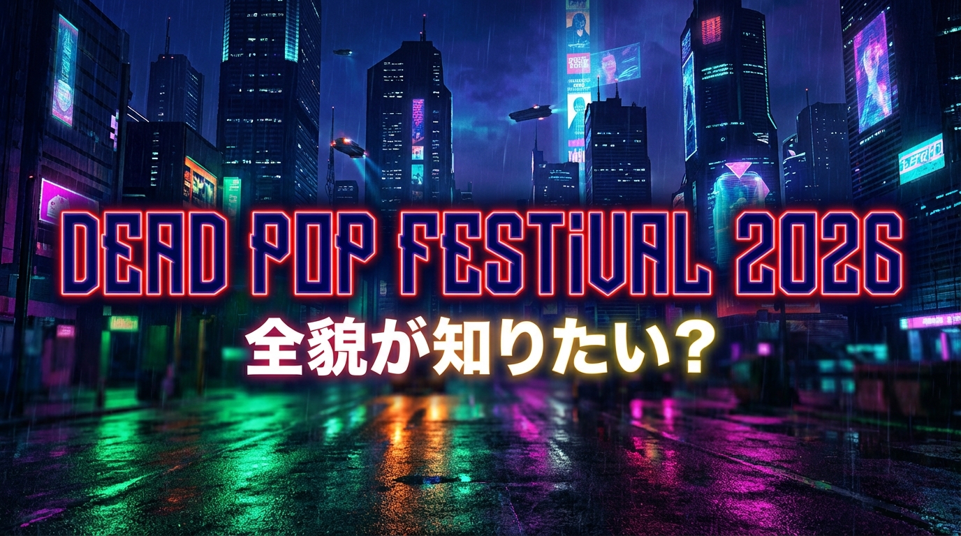 DEAD POP FESTiVAL 2026、全貌が知りたい?