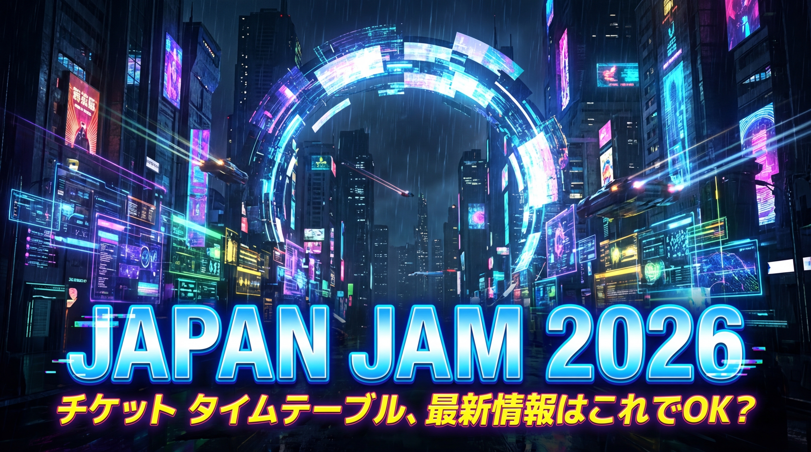 JAPAN JAM 2026 チケット タイムテーブル、最新情報はこれでOK?