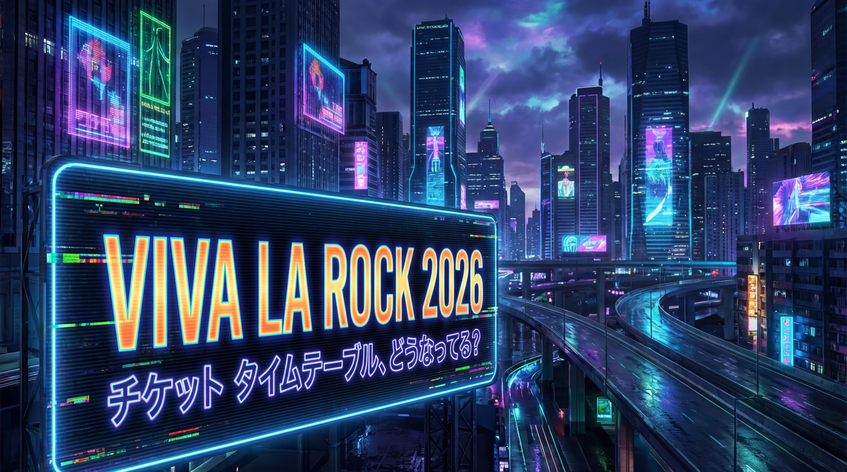 VIVA LA ROCK 2026 チケット タイムテーブル、どうなってる?