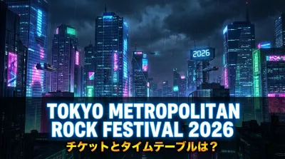 TOKYO METROPOLITAN ROCK FESTIVAL 2026 チケットとタイムテーブルは？