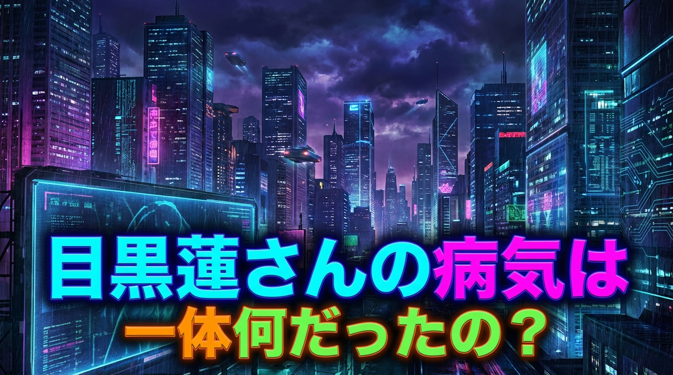 目黒蓮さんの病気は一体何だったの?
