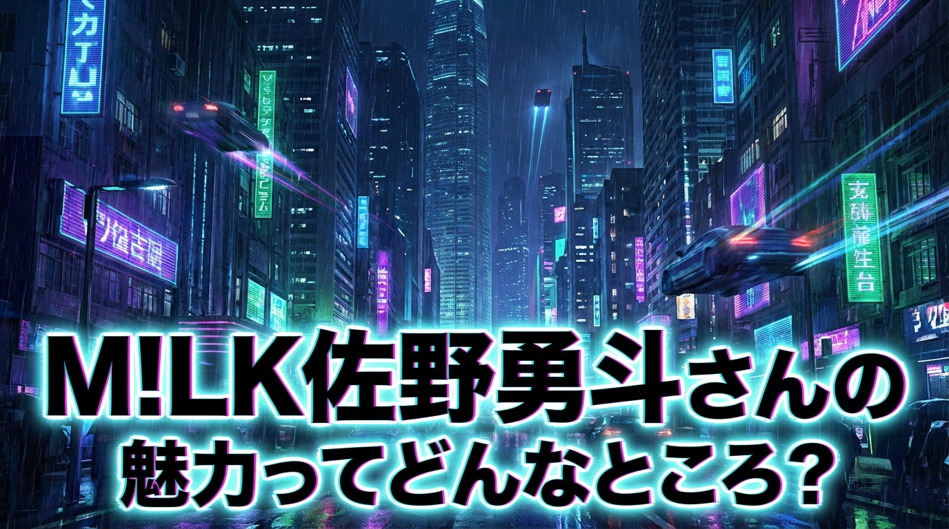 M!LK佐野勇斗さんの魅力ってどんなところ？