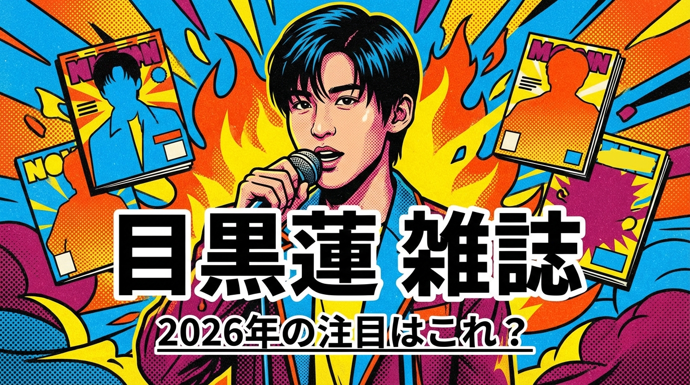 目黒蓮 雑誌、2026年の注目はこれ?