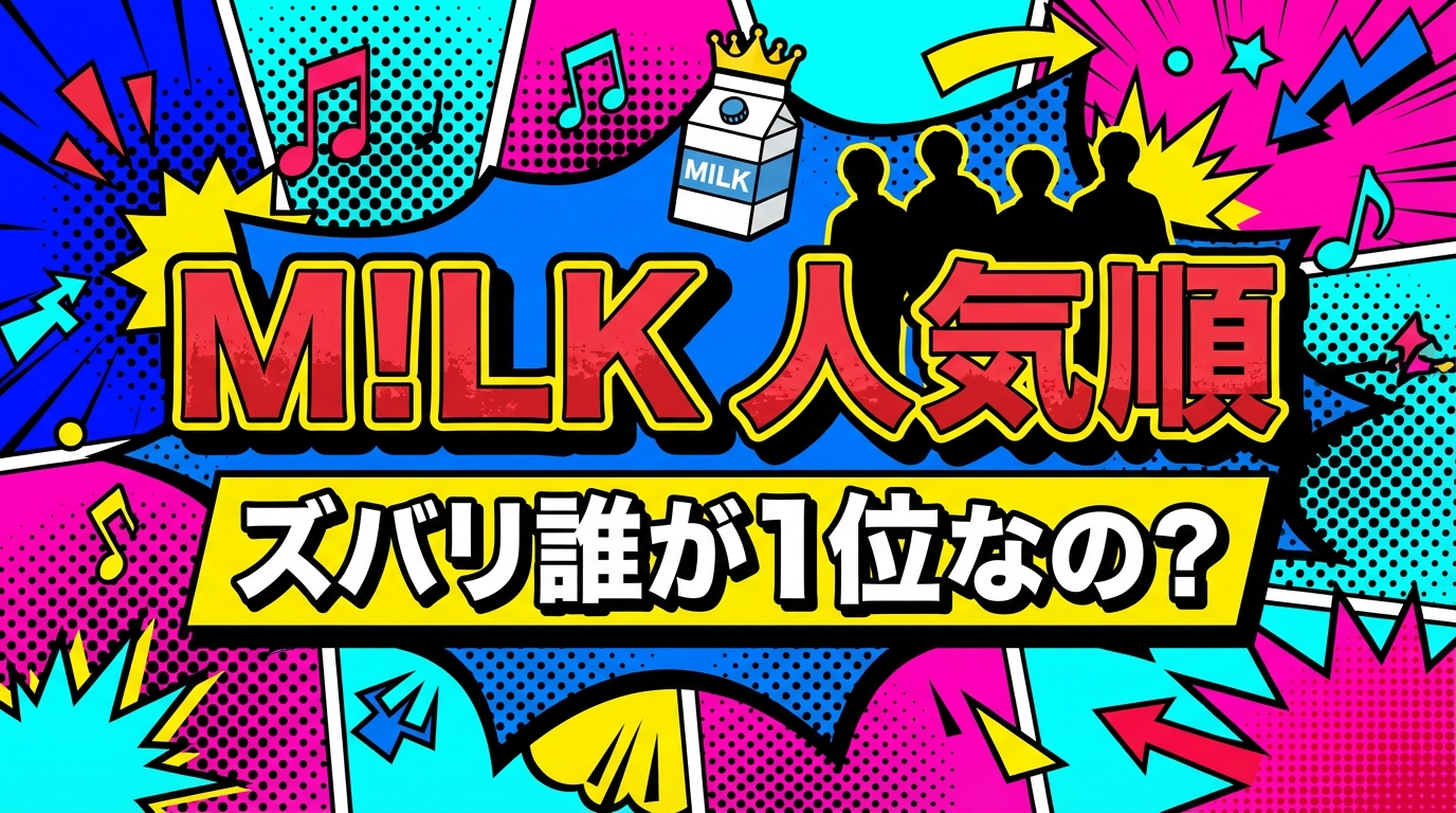 M!LK 人気順、ズバリ誰が1位なの？