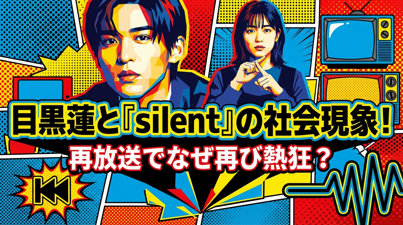 目黒蓮と『silent』の社会現象!再放送でなぜ再び熱狂?