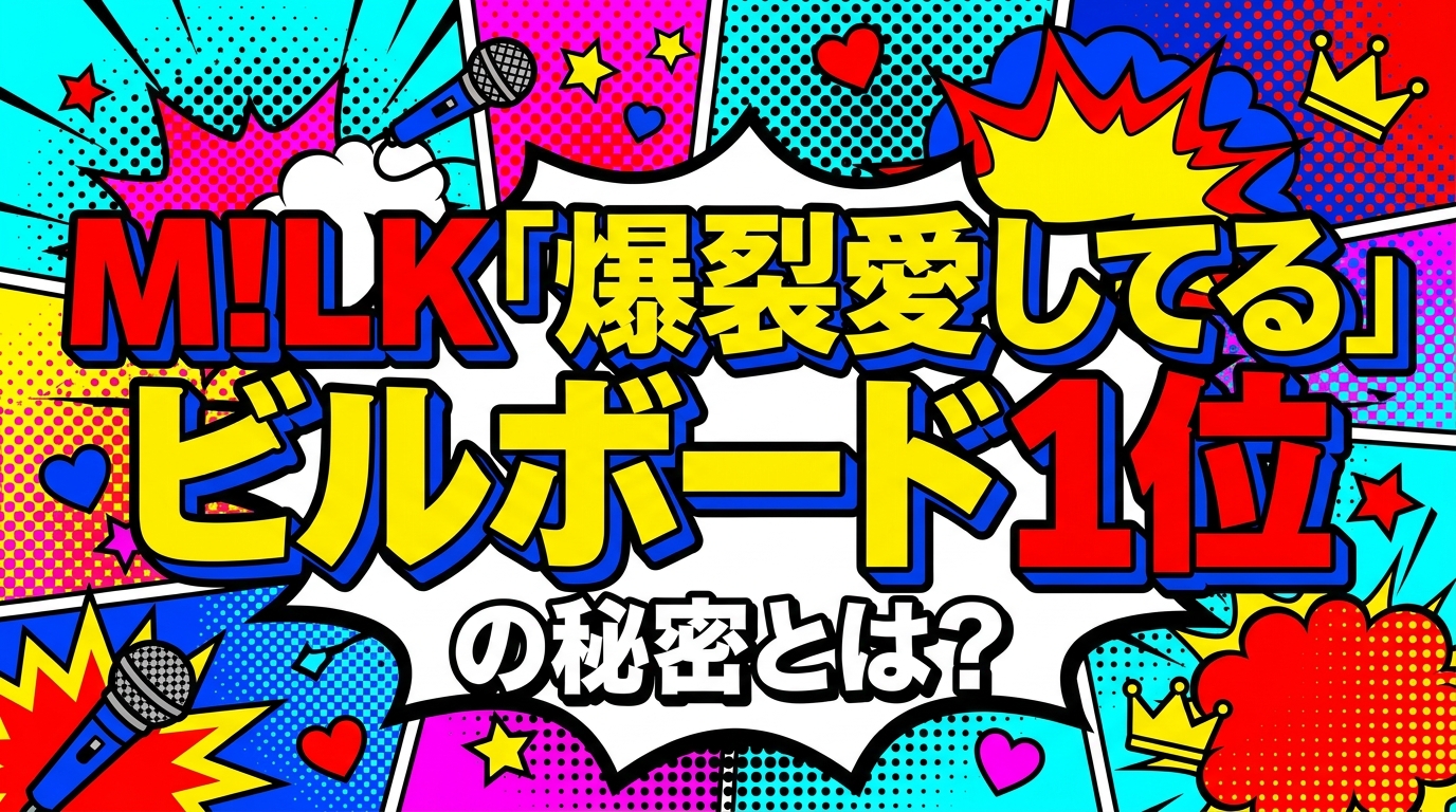 M!LK「爆裂愛してる」ビルボード1位の秘密とは？