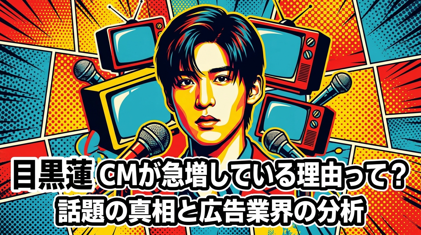 目黒蓮 CMが急増している理由って？