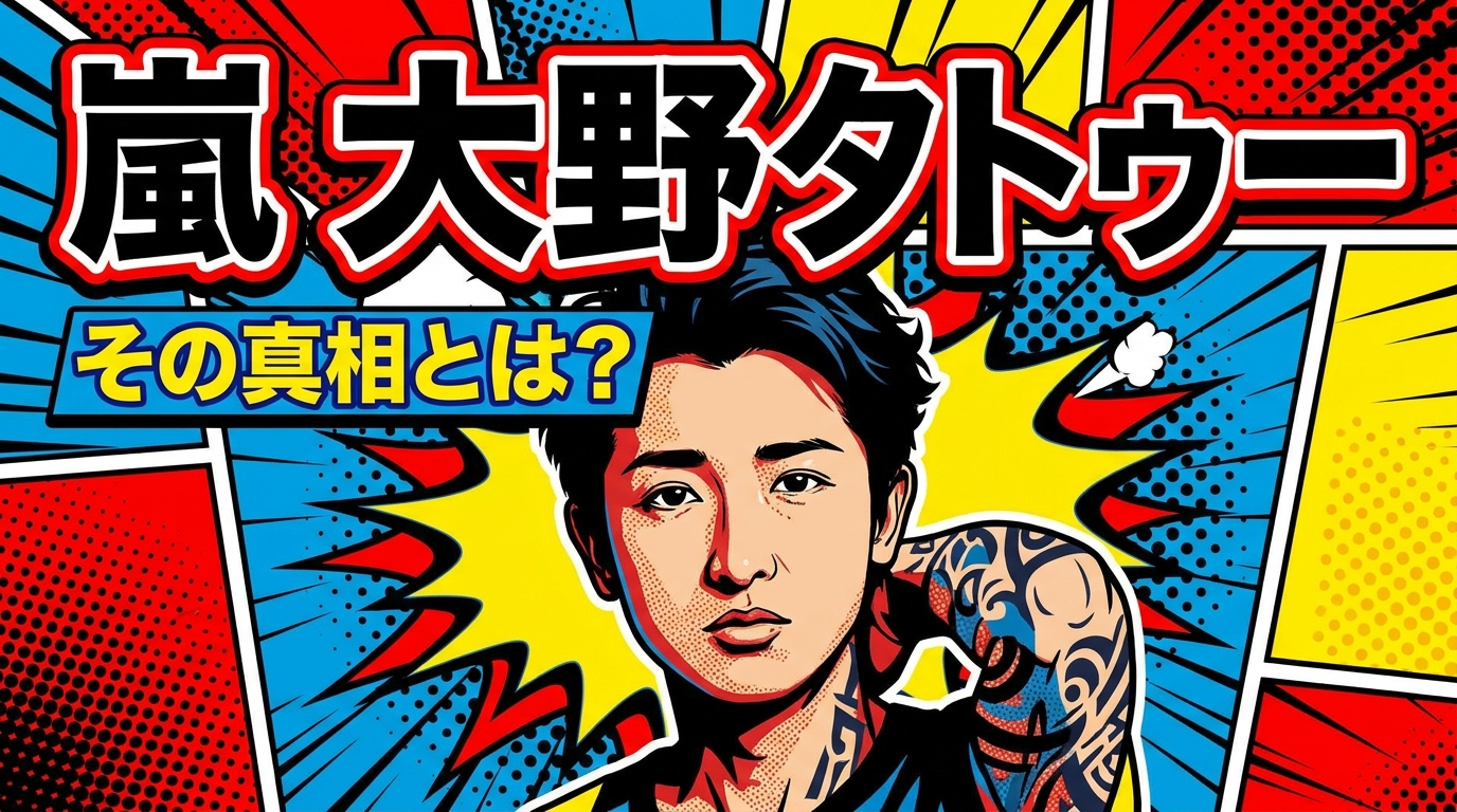 嵐 大野 タトゥー、その真相とは?