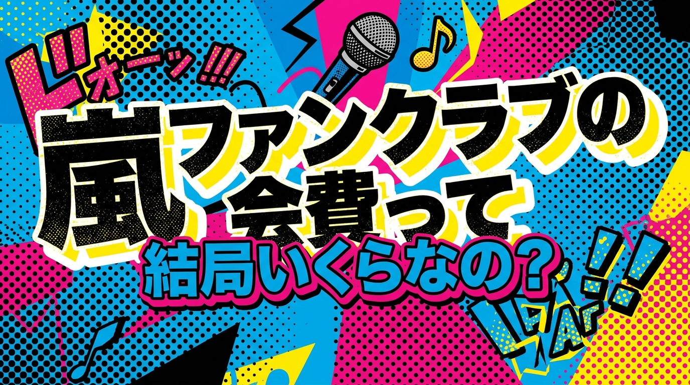 嵐ファンクラブの会費って結局いくらなの?