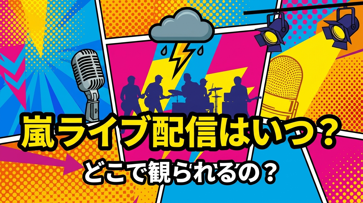 嵐ライブ配信はいつ?どこで観られるの?