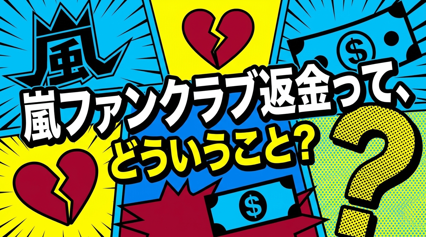嵐ファンクラブ返金って、どういうこと?