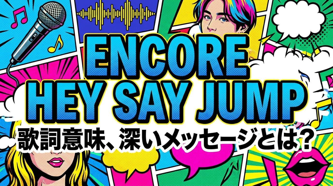 encore hey say jump 歌詞意味、深いメッセージとは？