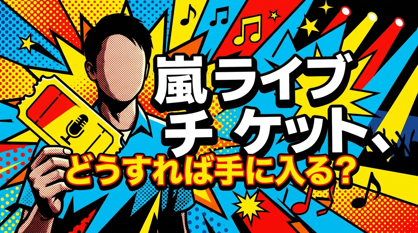 嵐 ライブ チケット、どうすれば手に入る？