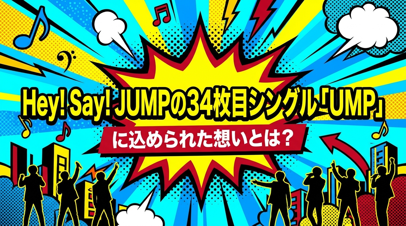 Hey! Say! JUMPの34枚目シングル「UMP」に込められた想いとは?