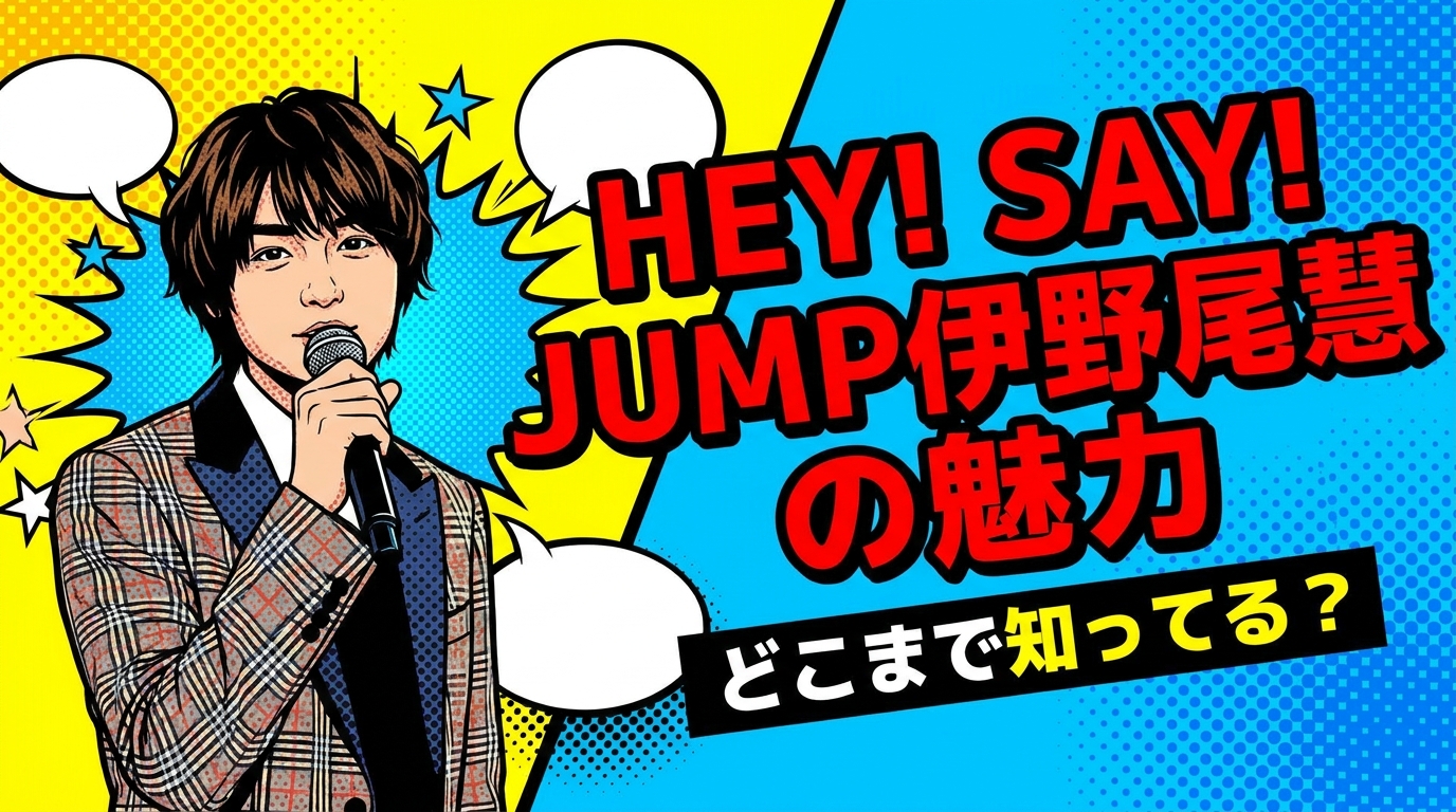 Hey! Say! JUMP伊野尾慧の魅力、どこまで知ってる？