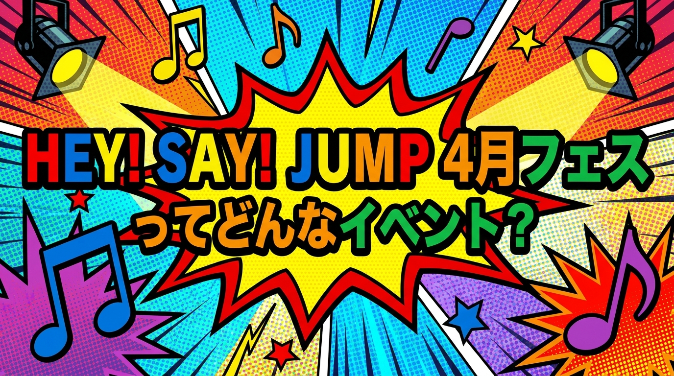 Hey! Say! JUMP 4月フェスってどんなイベント?