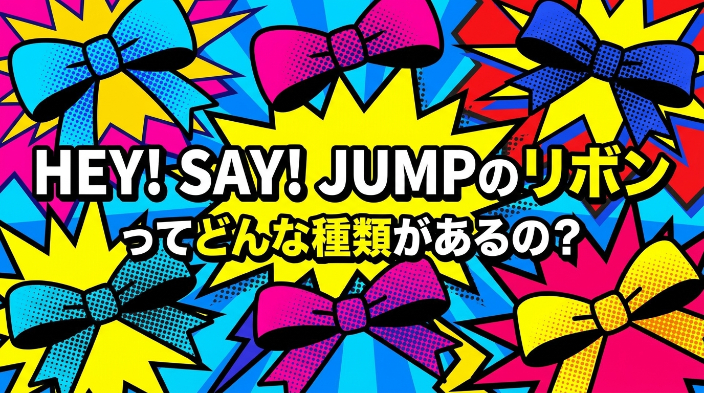 Hey! Say! JUMPのリボンってどんな種類があるの？