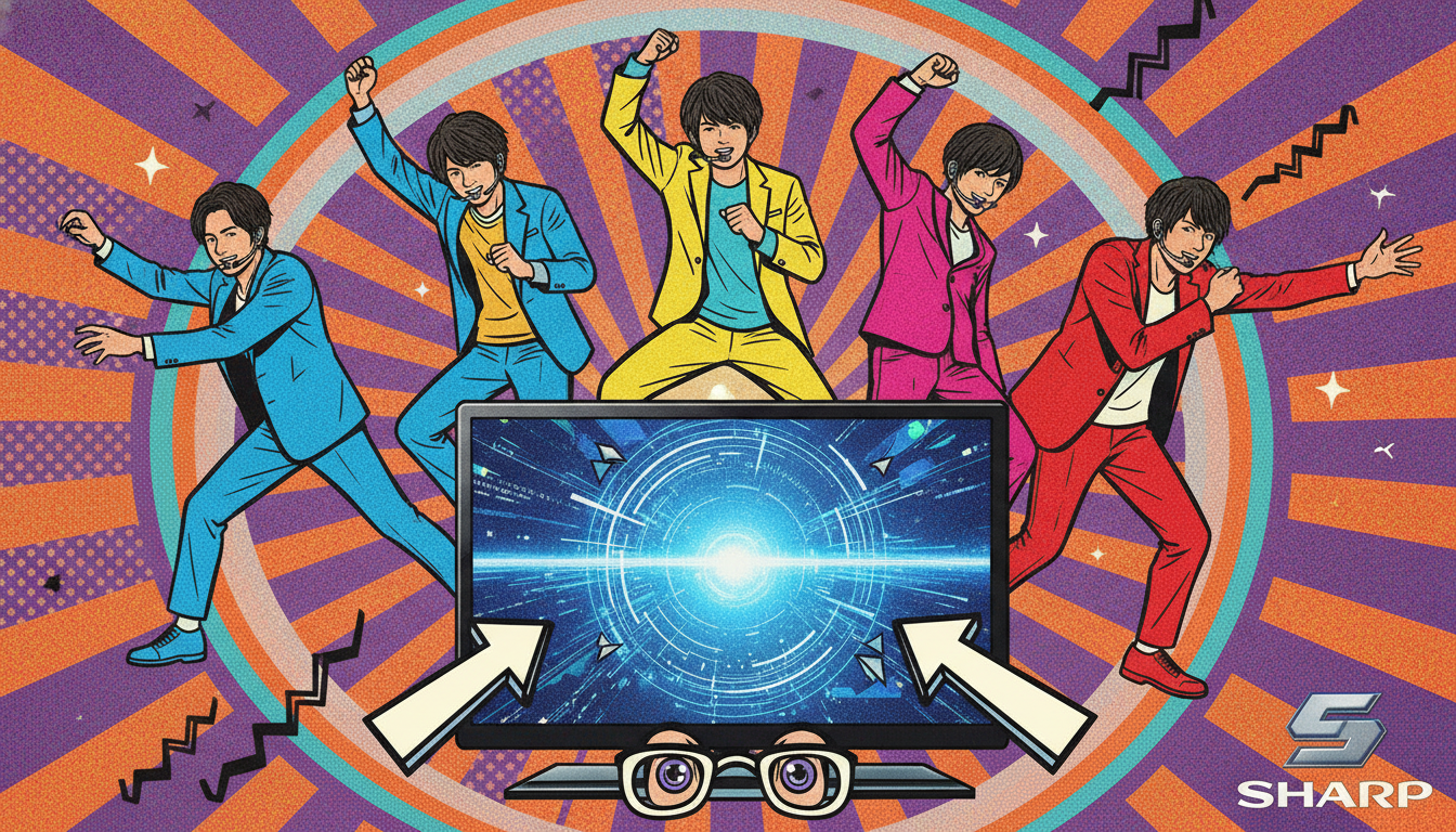 嵐ラストライブを大画面で！シャープの解説が救世主に